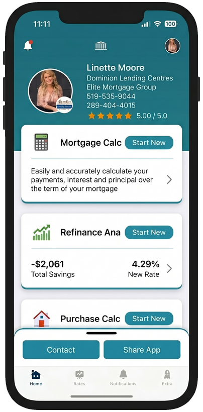 Linette Moore My Mortgage mobile app